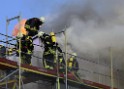 Dachstuhlbrand Koeln Poll Geislarerstr P205